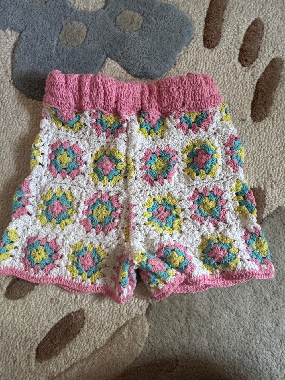 The new society kids 3T crocheted shorts